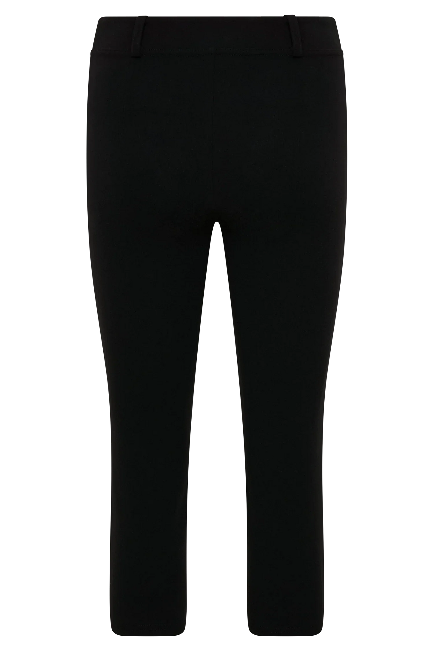 Blanca Stretch Crepe Capri Pants Black
