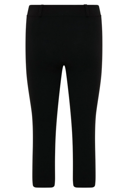 Blanca Stretch Crepe Capri Pants Black