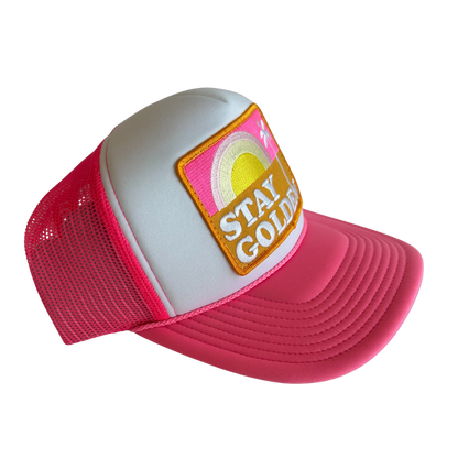 Stay Golden Patch Trucker Hat
