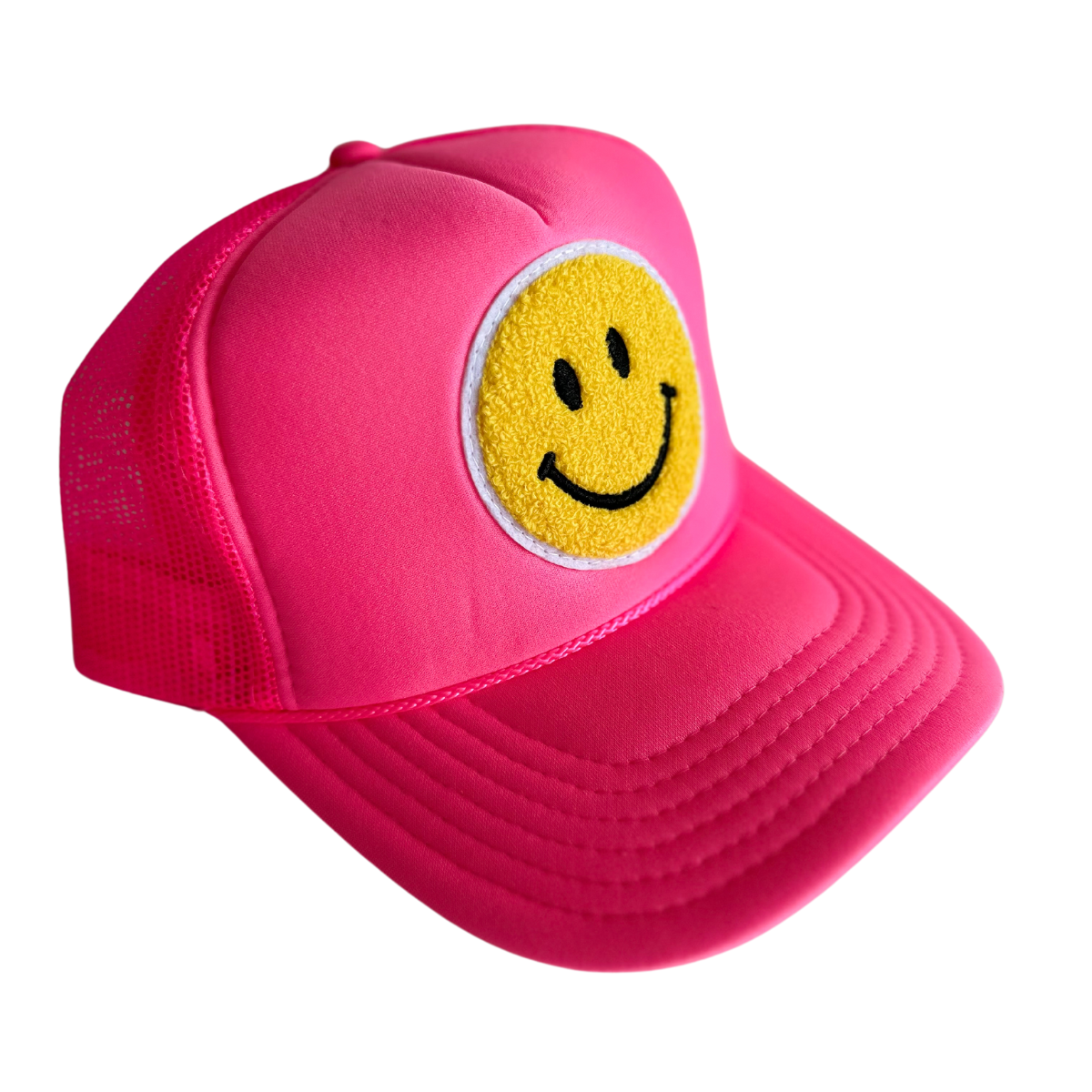 Local Beach Smiley Patch Trucker Hat