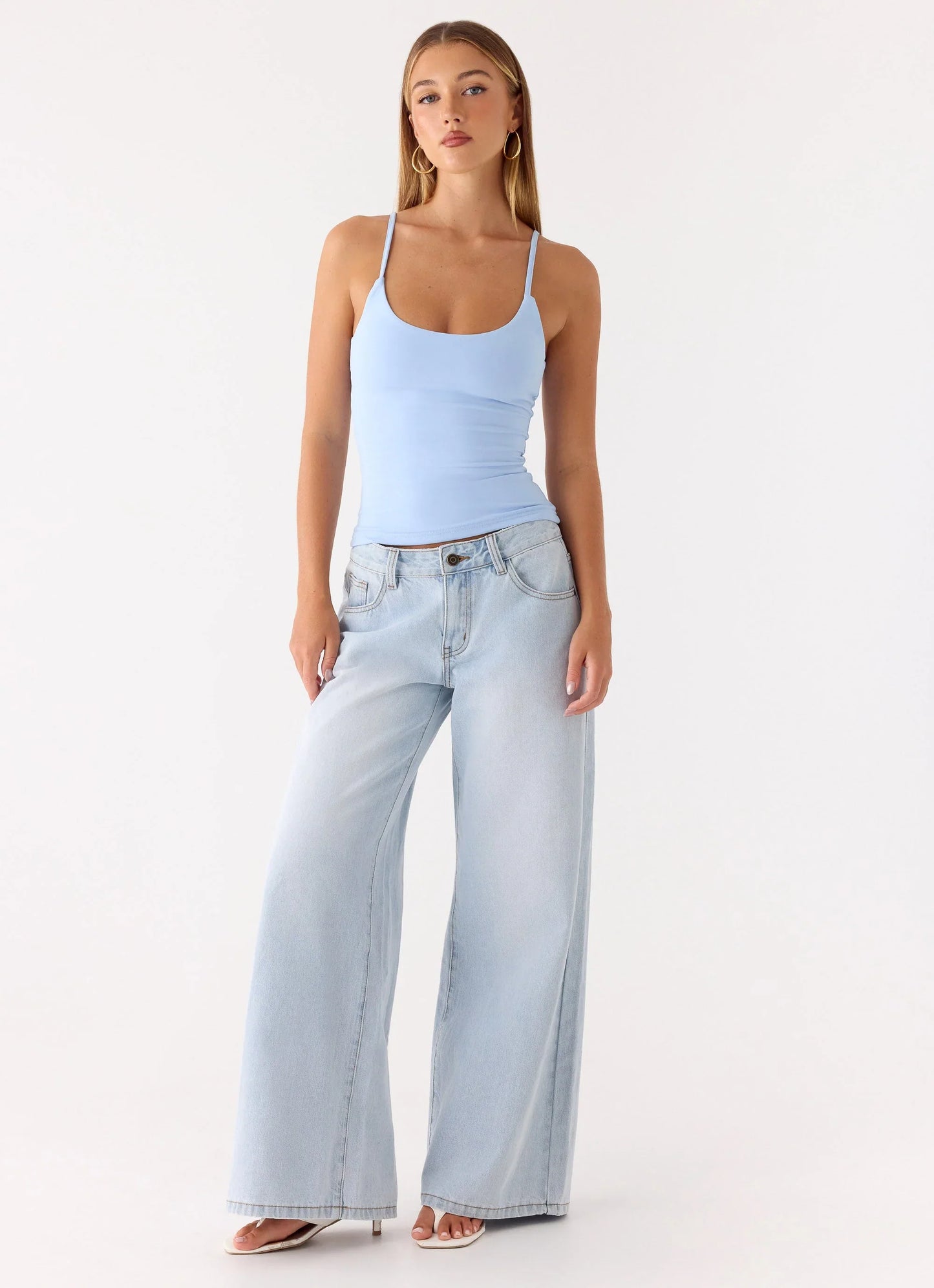 Blondie Tank Top Blue