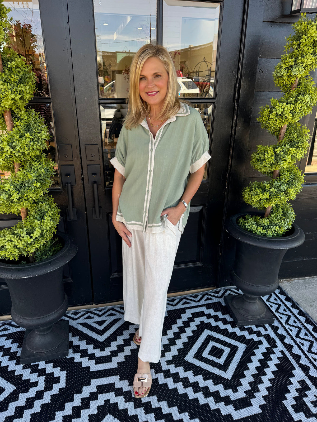 Jade Top - Mint