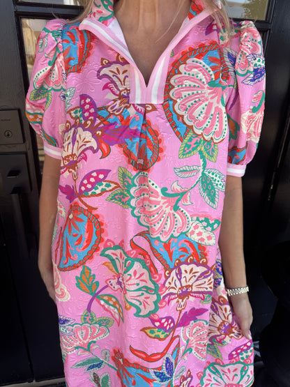 Juniper Dress - Pink Mix