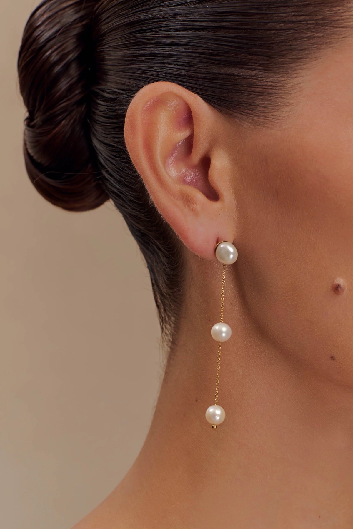 Bodhi Freshwater Pearl Drop Earrings Pearl