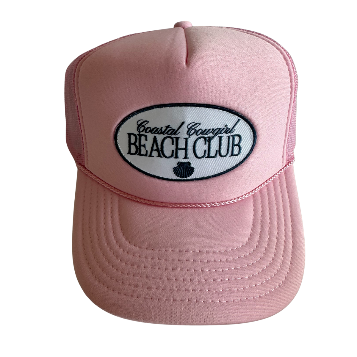 Coastal Cowgirl Beach Club Patch Trucker Hat