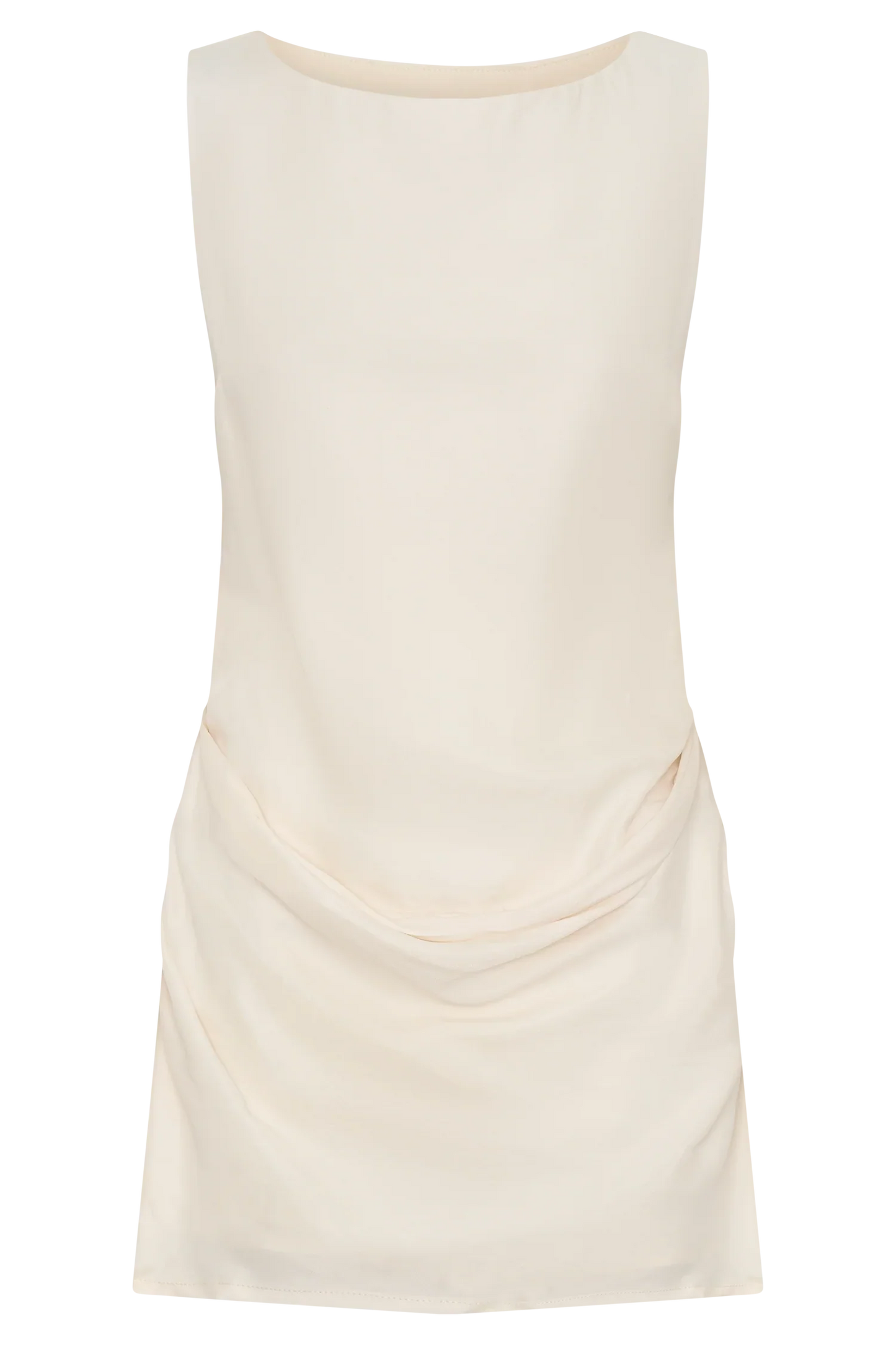 Bexley Draped Mini Dress Ivory