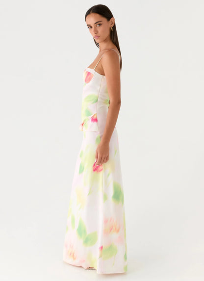 Burning Up Maxi Dress Floral Romance