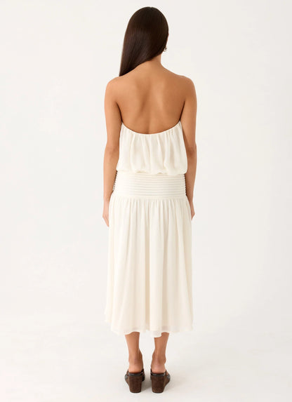 Calanthe Midi Dress Ivory