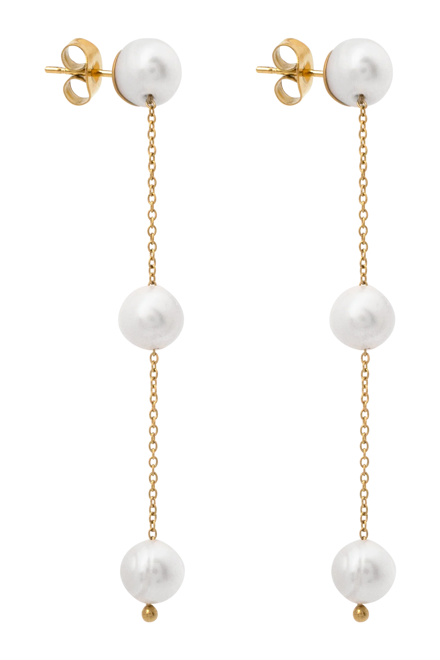Bodhi Freshwater Pearl Drop Earrings Pearl