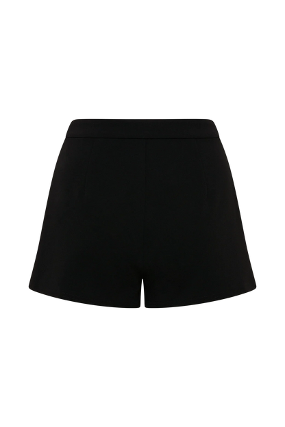 Blanca Stretch Crepe Shorts Black
