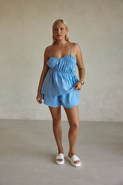 Octavia Top - Blue