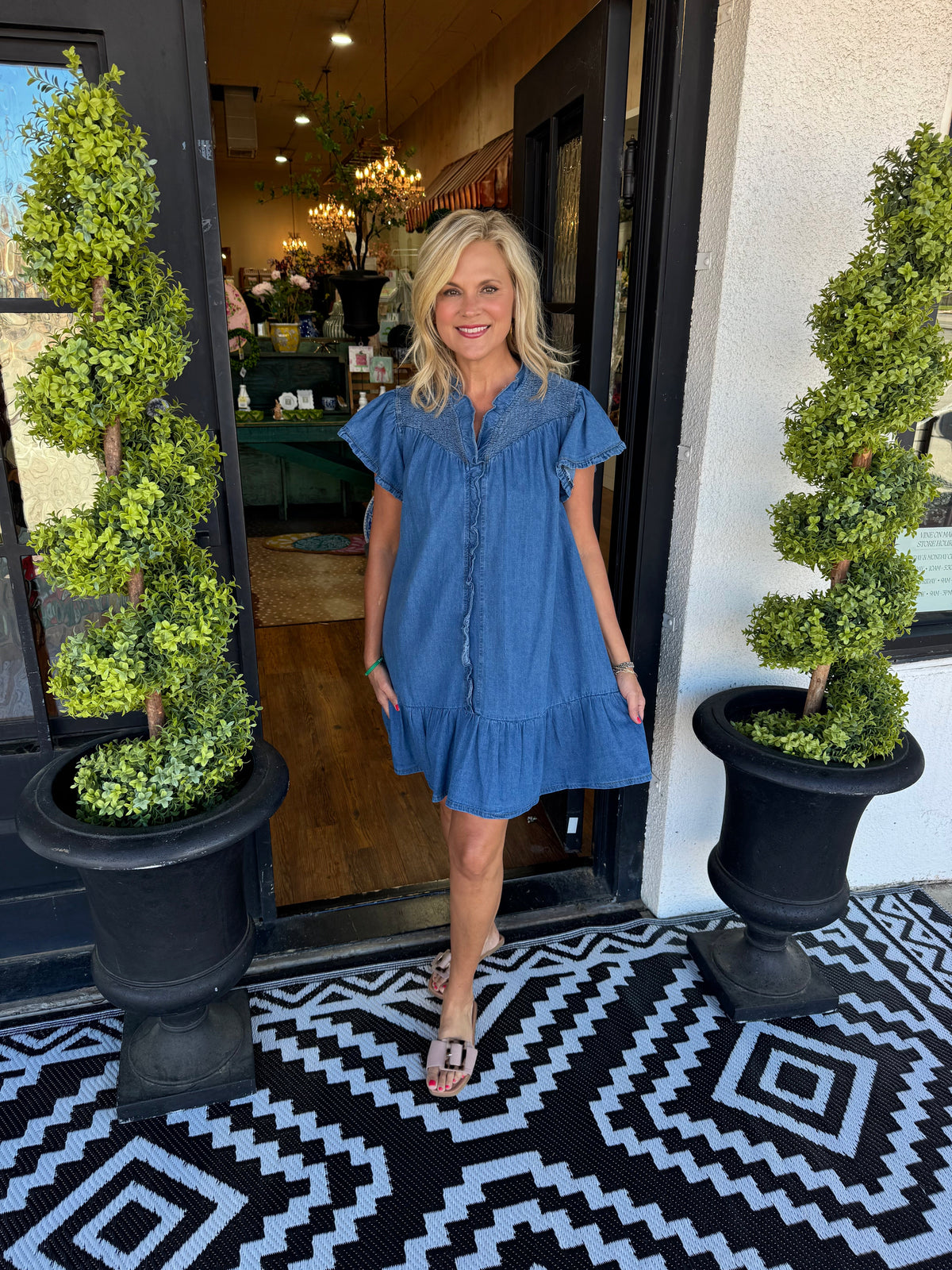 Nova Dress- Light Denim