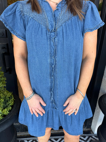 Nova Dress- Light Denim