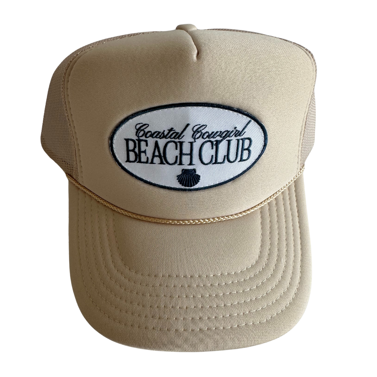 Coastal Cowgirl Beach Club Patch Trucker Hat