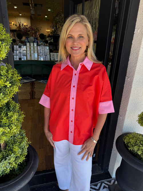 Jacelyn Top - Tomato