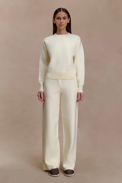 Braxton Cozy Knit Jumper Ivory
