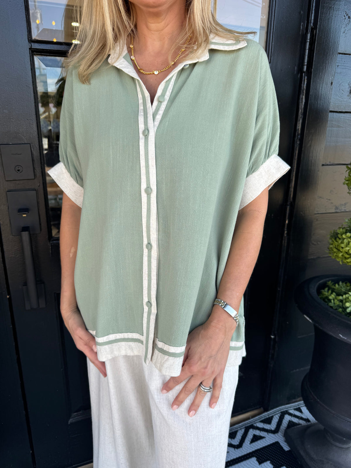 Jade Top - Mint