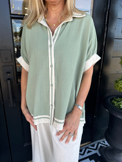 Jade Top - Mint