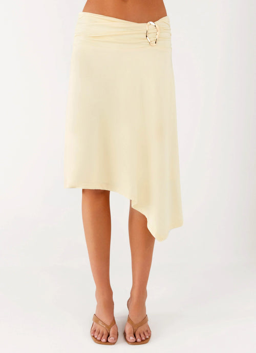 Brisa Midi Skirt Butter