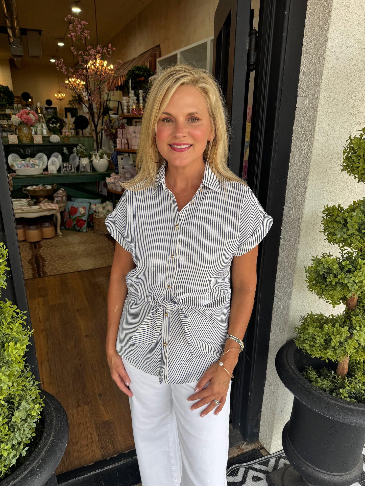 Alice Top - Navy