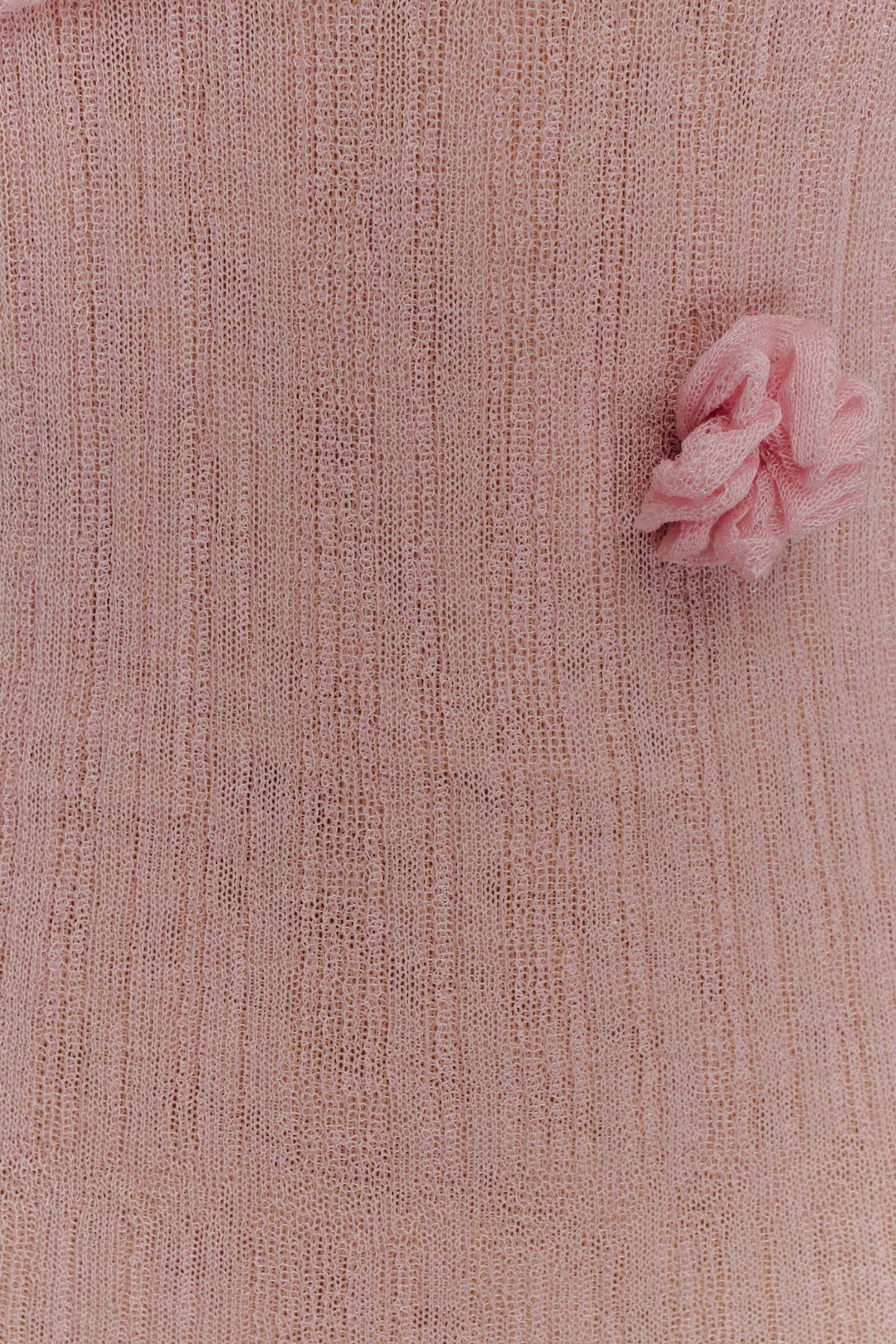 Brynn Orchid Knit Maxi Dress Pastel Pink