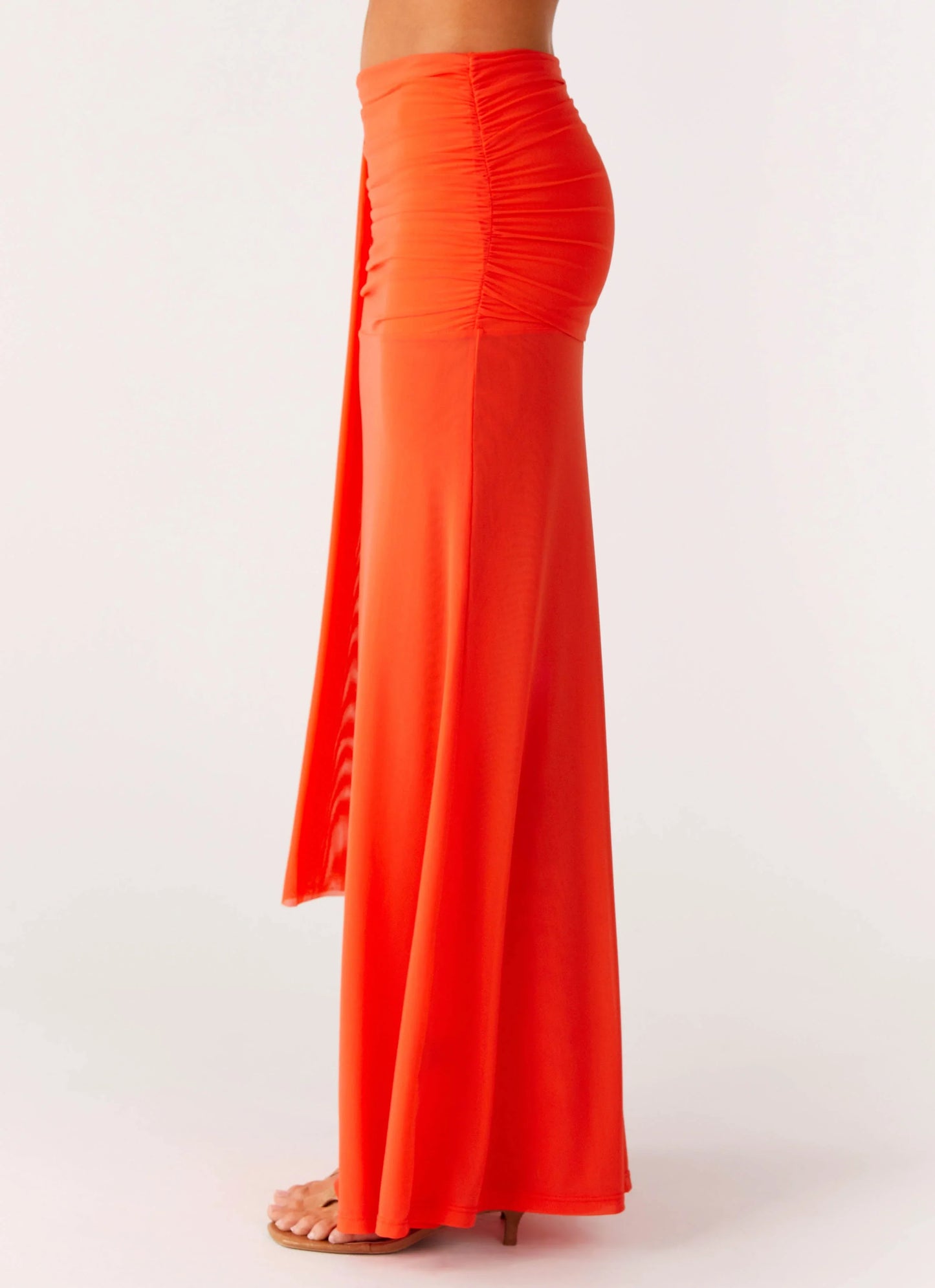 Blaze Maxi Skirt Fire Red