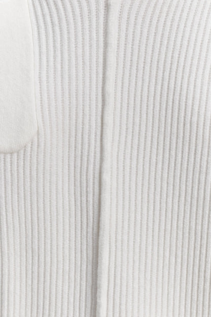 Bianka V Neck Knit Jumper Off White