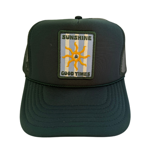 Sunshine & Good Times Trucker Hat