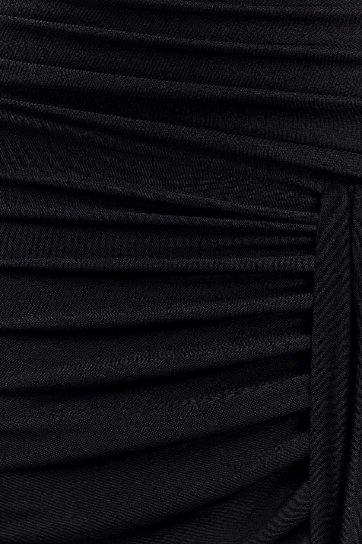 Calandra Slinky Maxi Skirt Black