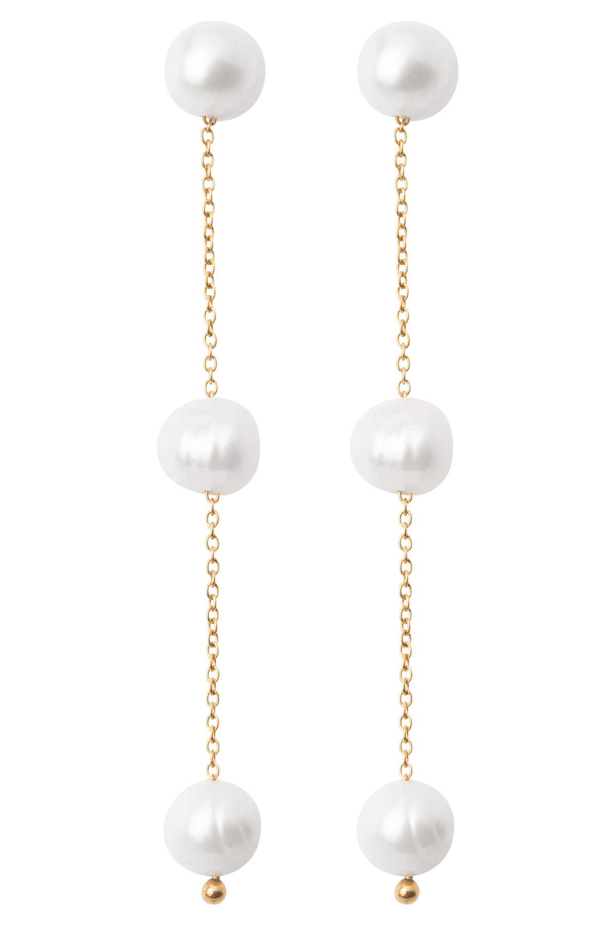 Bodhi Freshwater Pearl Drop Earrings Pearl