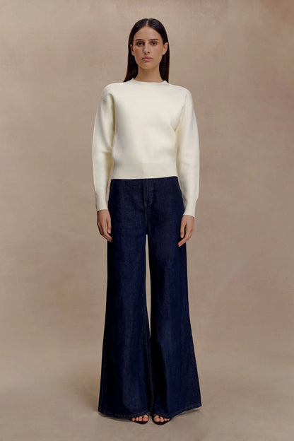 Braxton Cozy Knit Jumper Ivory