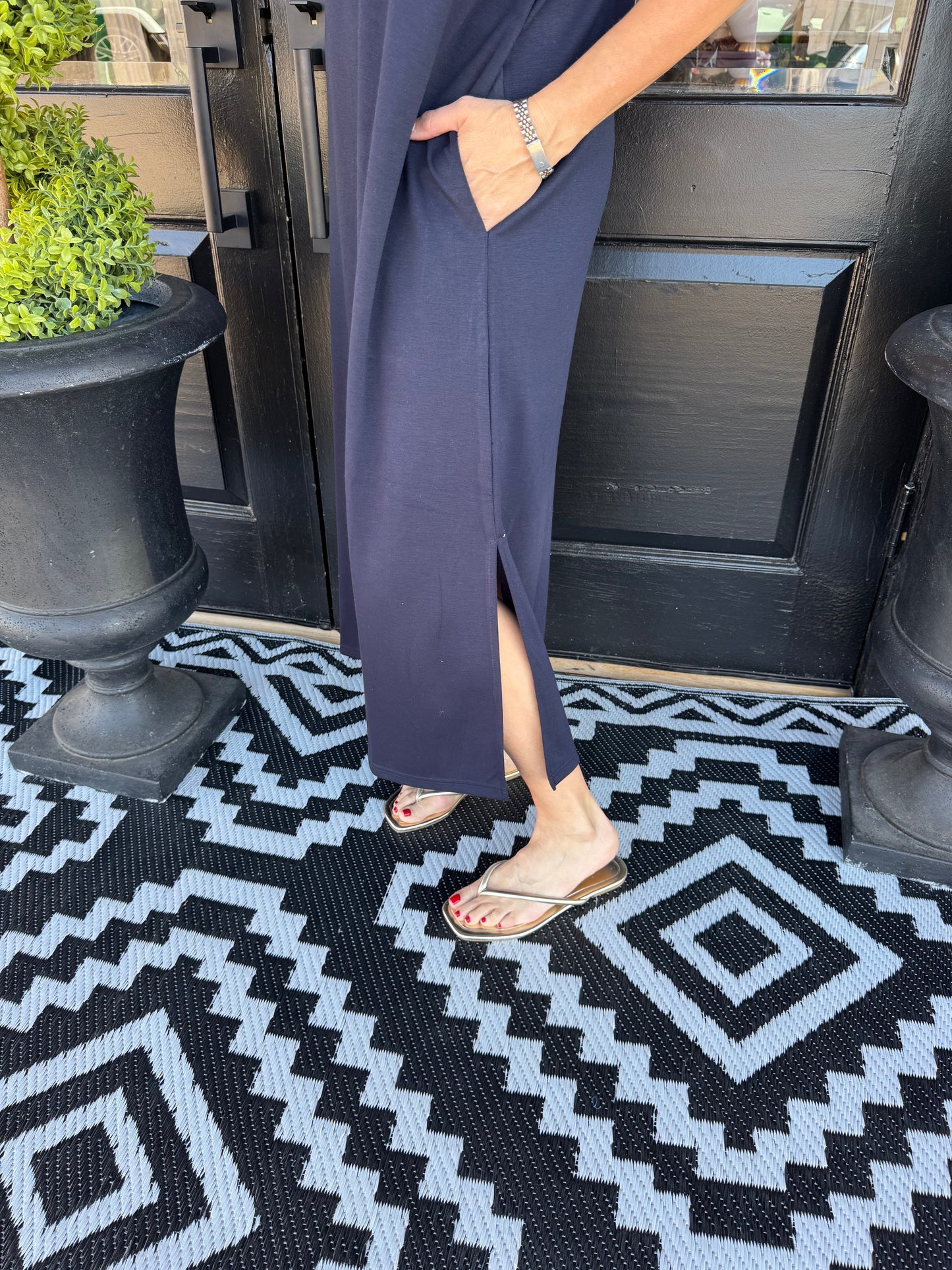 Willa Dress - Navy