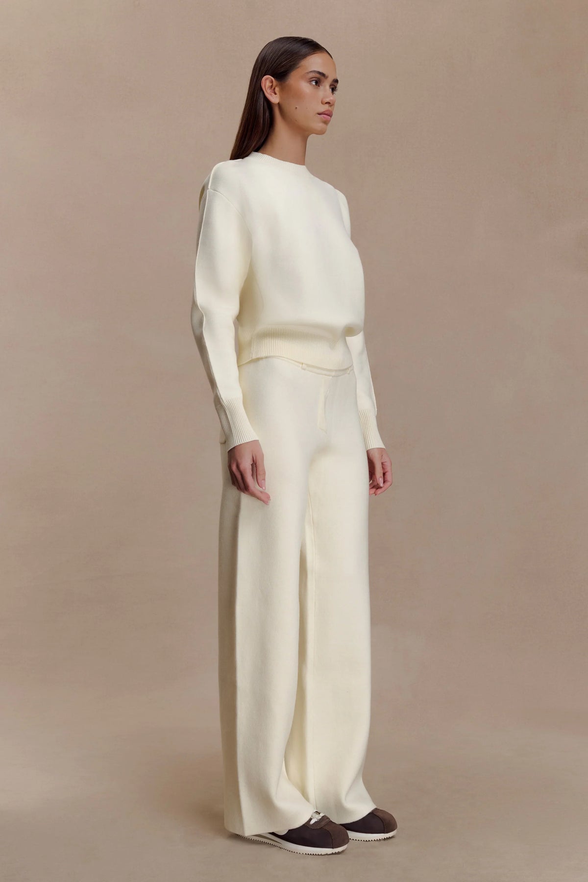 Braxton Cozy Knit Jumper Ivory