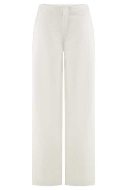 Caitlin Mid Rise Denim Jeans White