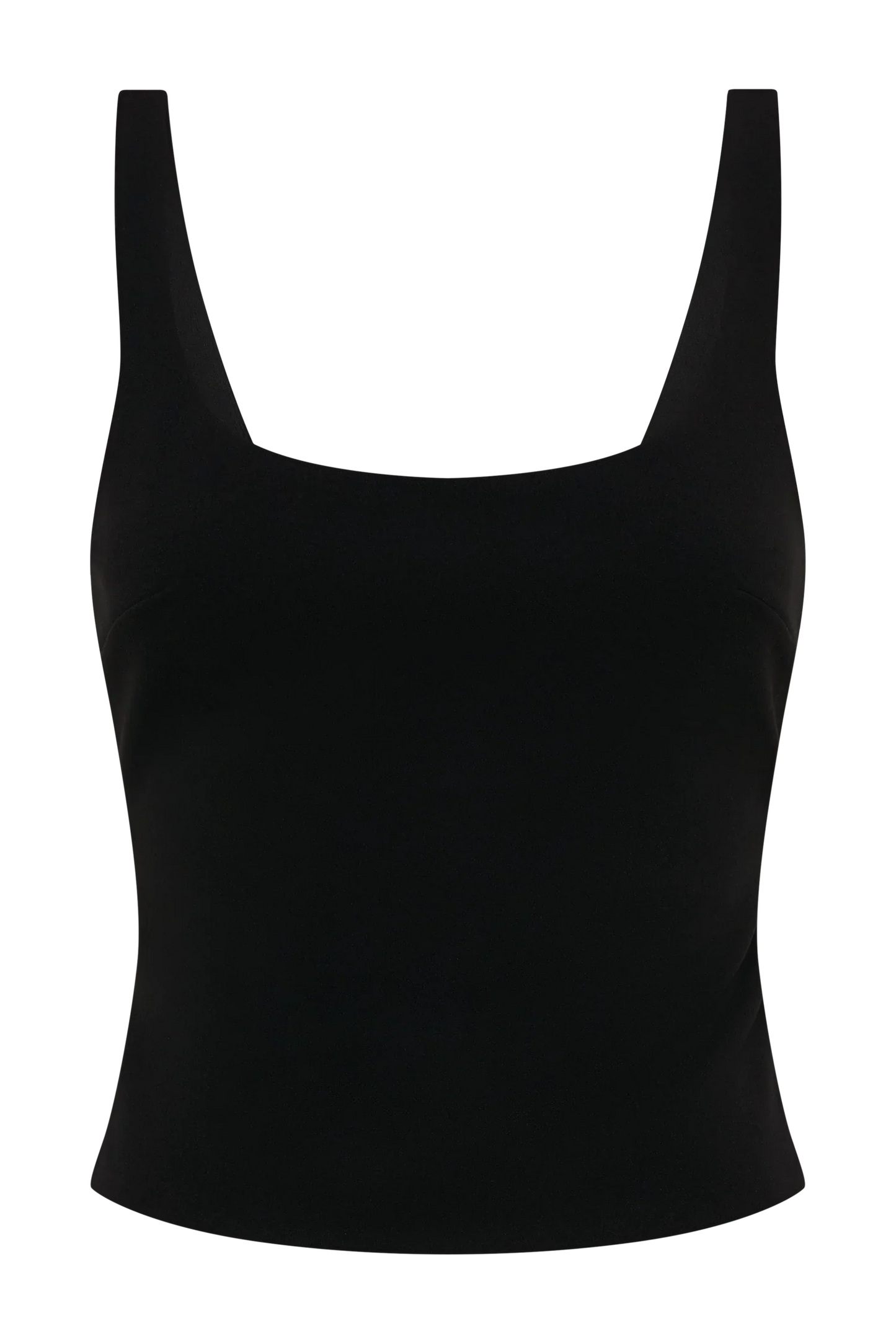 Blanca Stretch Crepe Cami Top Black