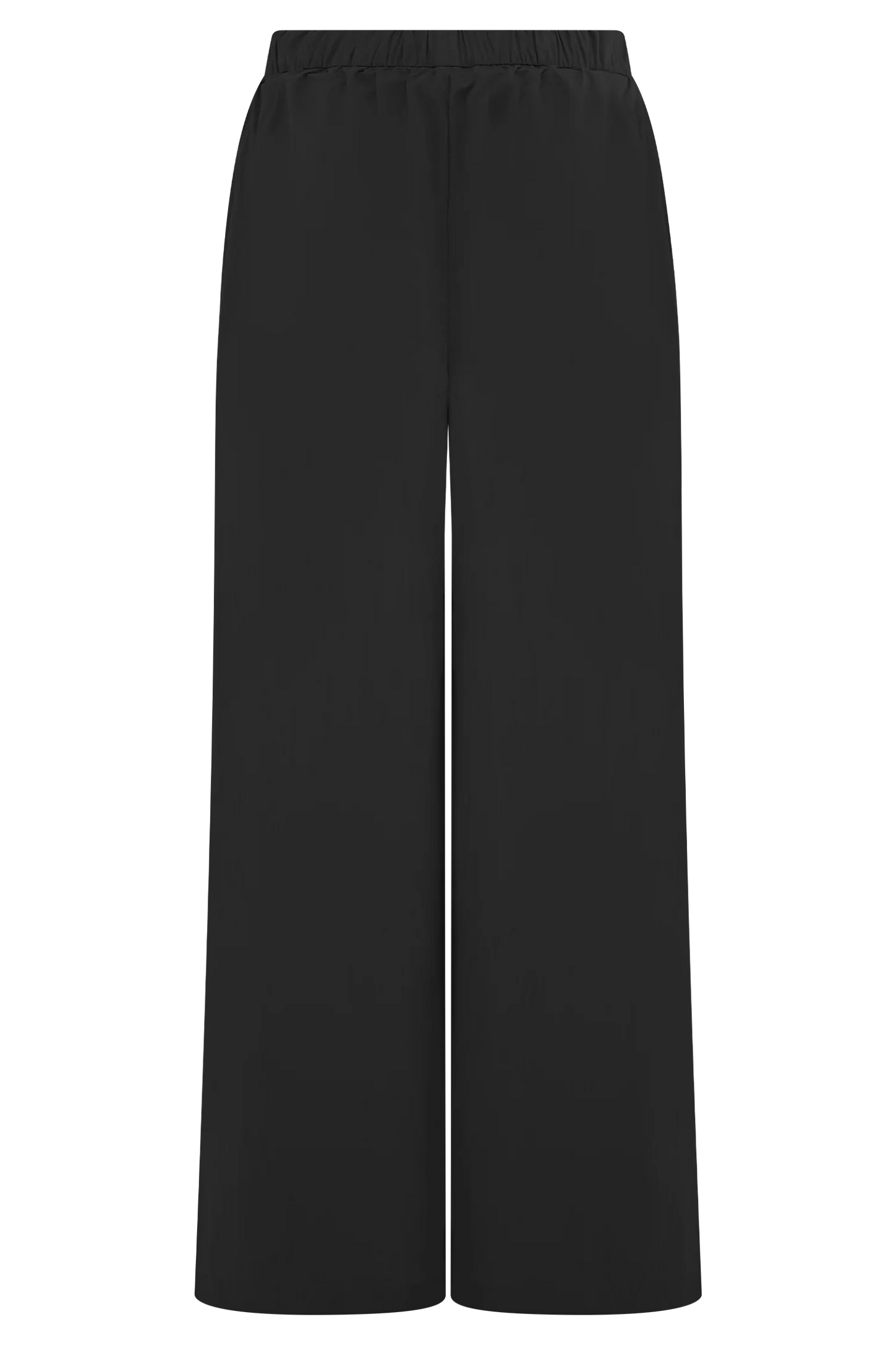 Campbell Cotton Wide Leg Pants Black