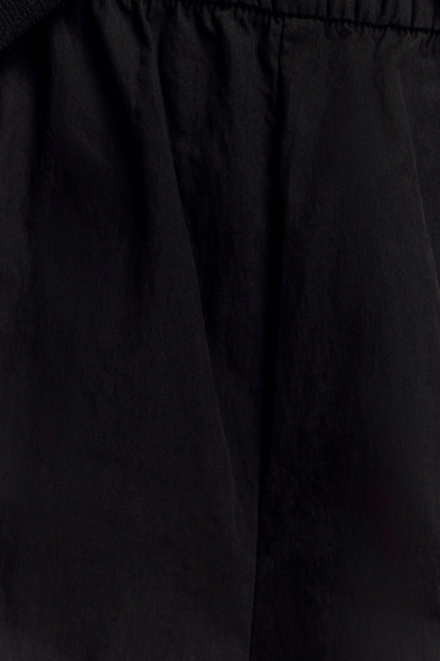 Campbell Cotton Wide Leg Pants Black