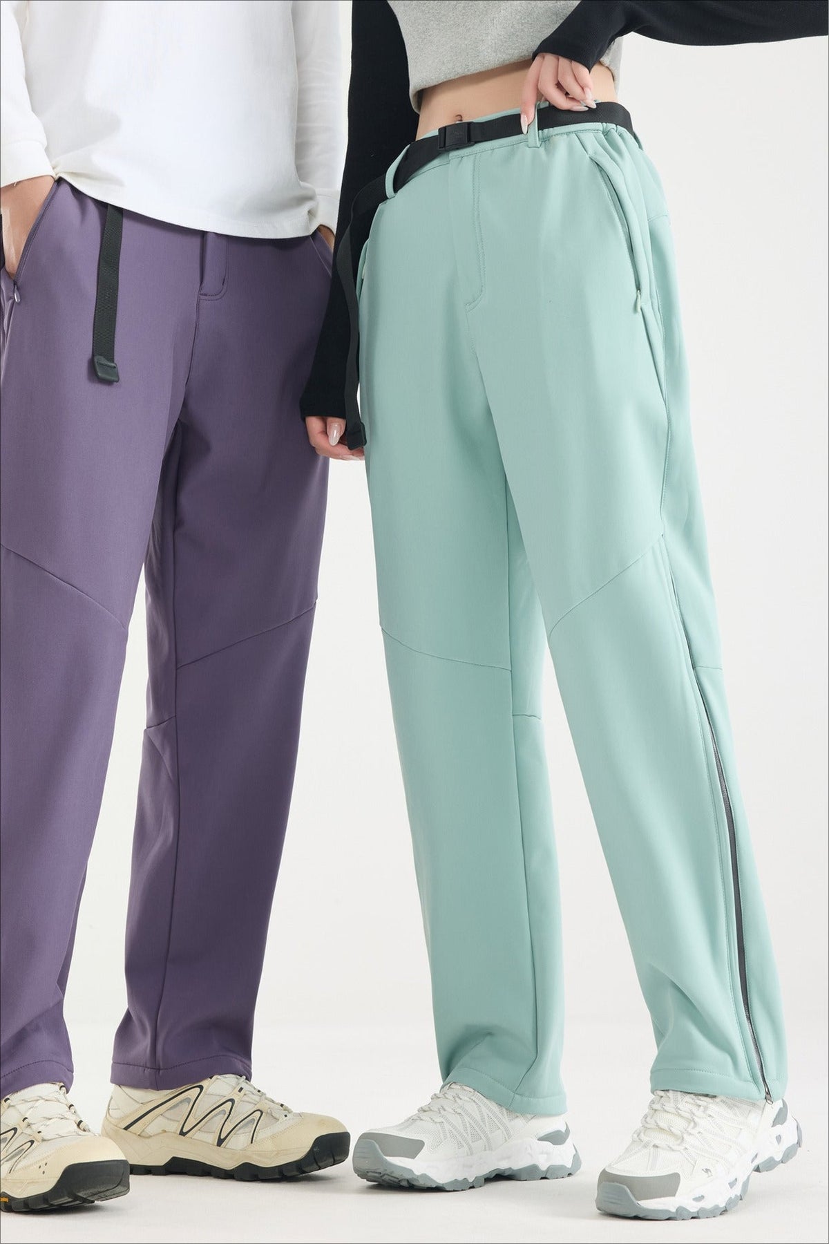Waterproof Solid Zip Thermal Cargo Pants