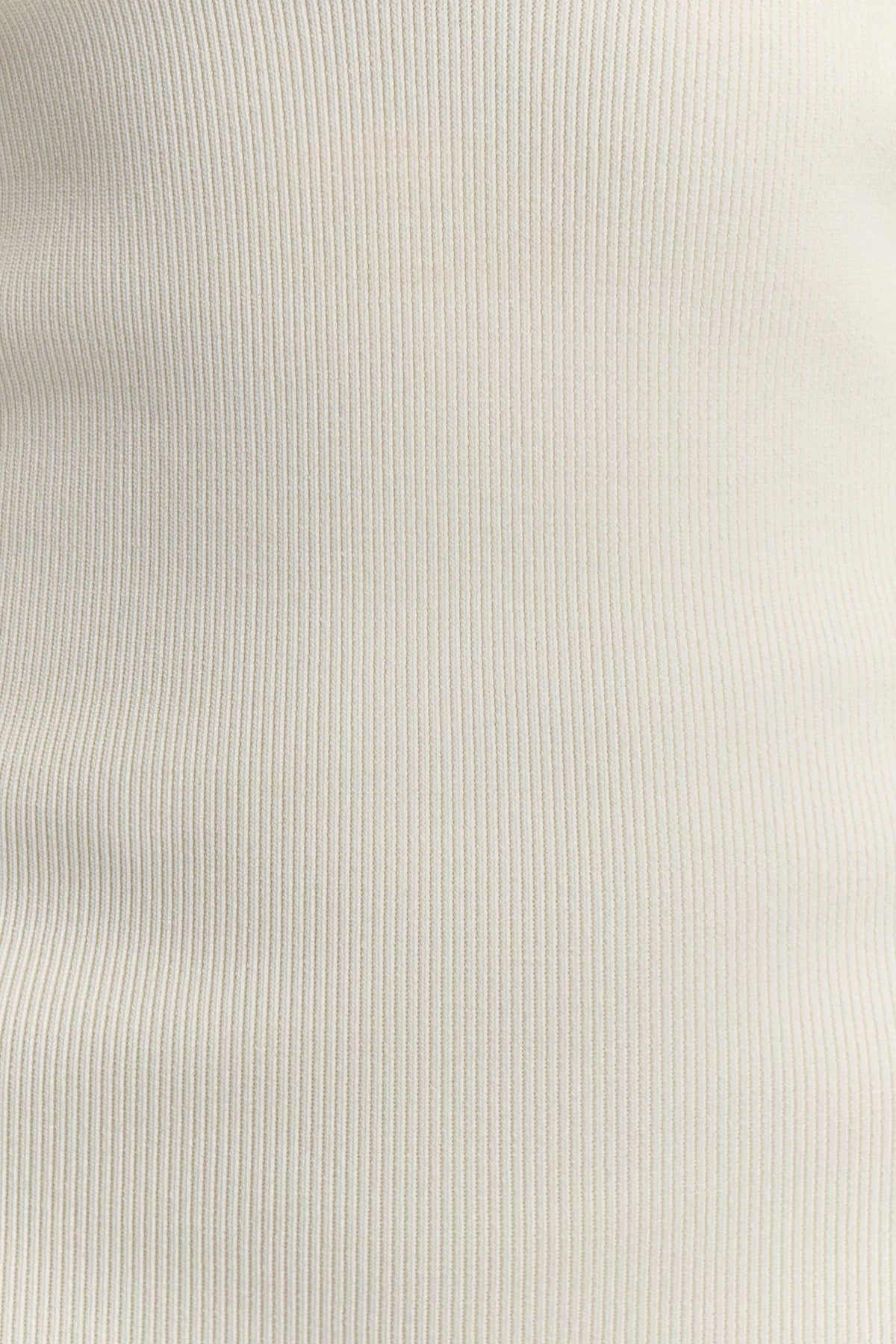 Billy Balloon Sleeve Knit Mini Dress Ivory