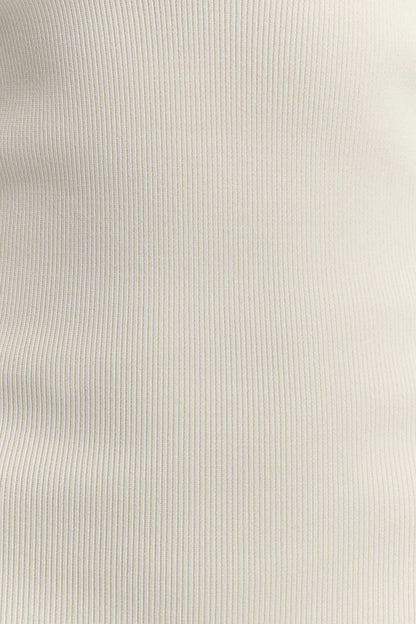 Billy Balloon Sleeve Knit Mini Dress Ivory