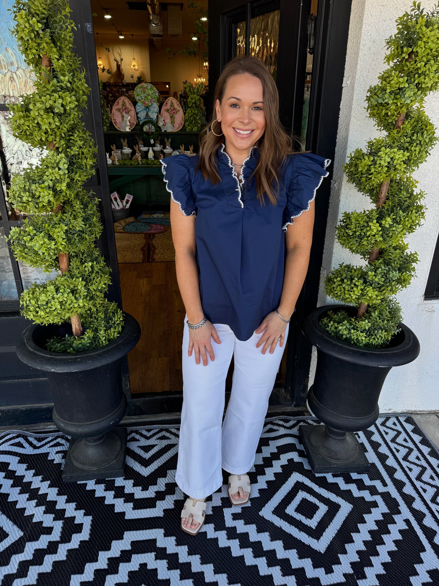 Emilia Top - Navy