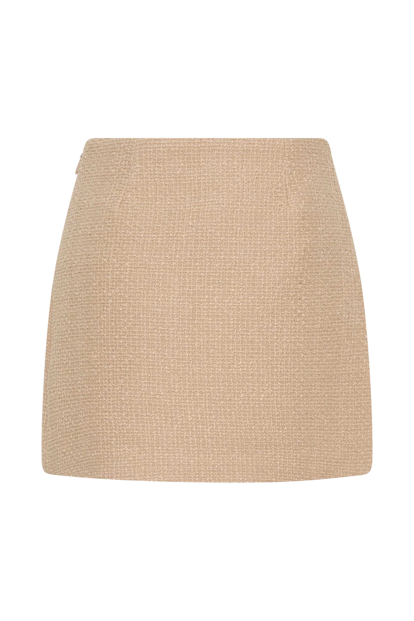 Camilla Boucle Mini Skirt Light Taupe