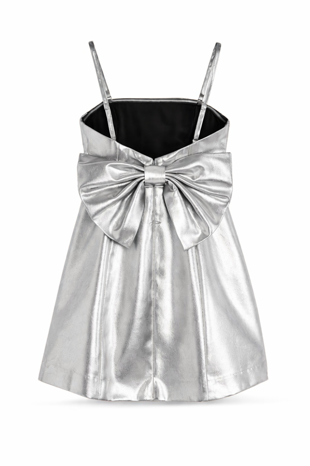 TWEEN TWYLA BACK BOW LAME COUTURE DRESS