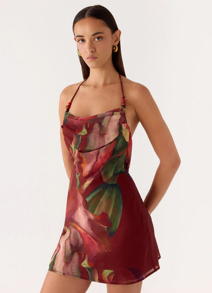 Camilla Cowl Mini Dress Cuba Cuba