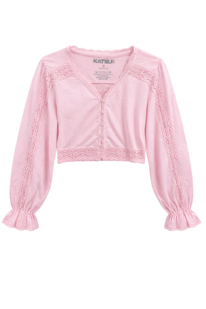 TWEEN ADDIE LACE TRIM TOP