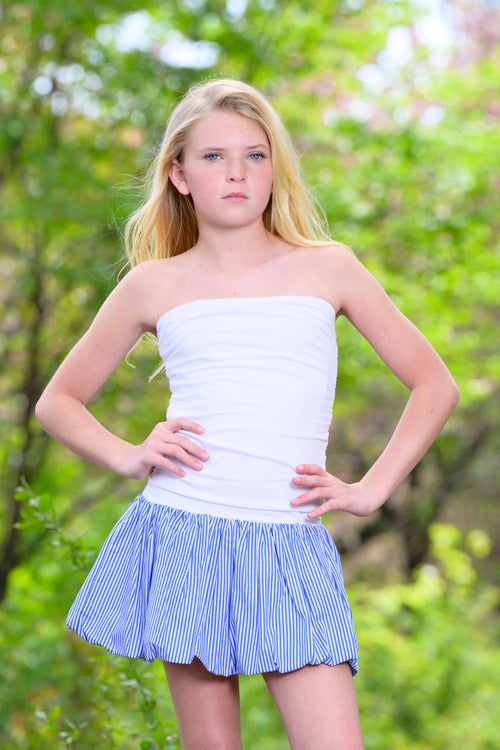 TWEEN ALLY STRIPED DRESS