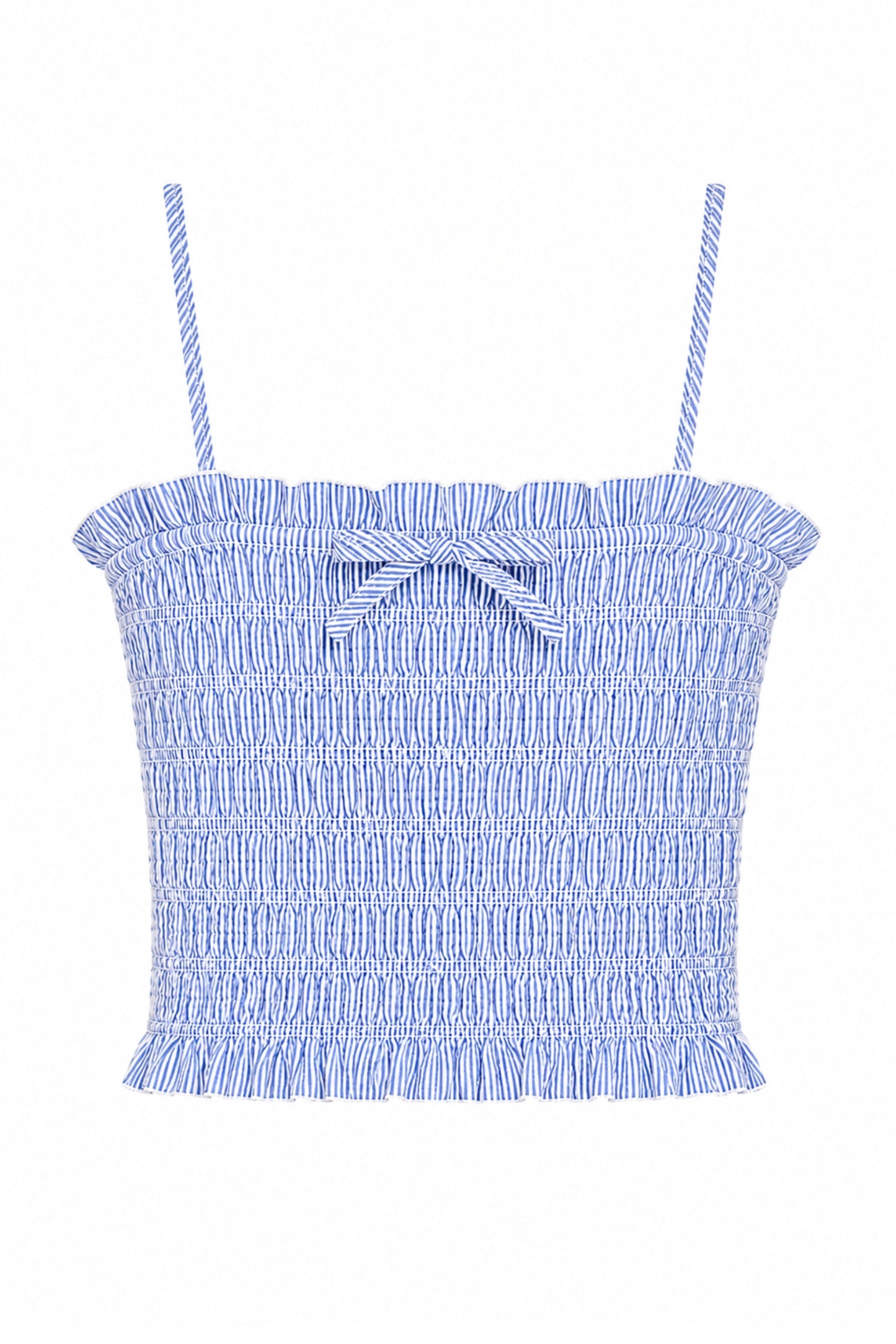 TWEEN ALMA PRINTED GATHERED CAMI TOP