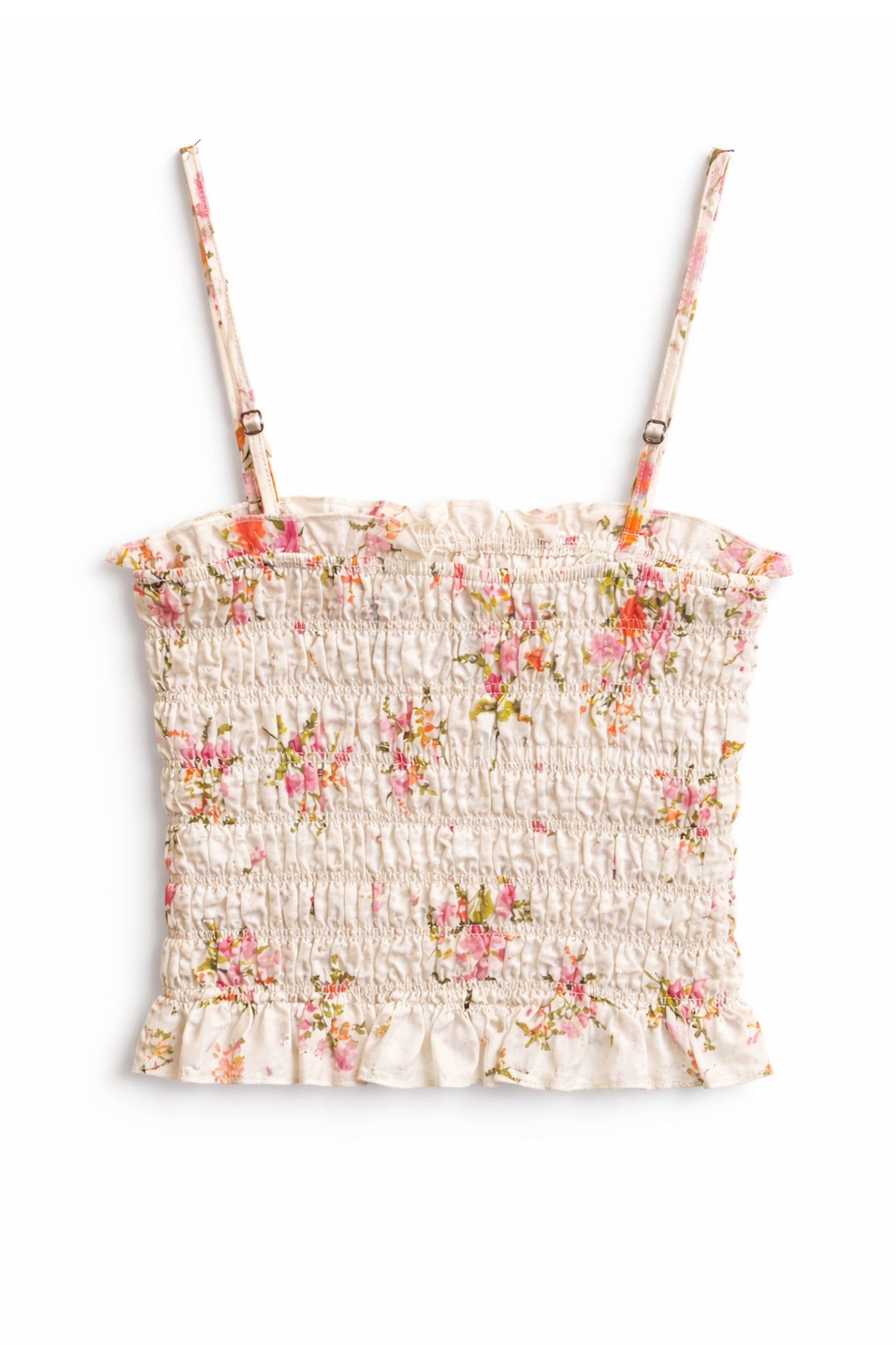 TWEEN ALMA PRINTED GATHERED CAMI TOP