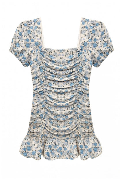 JUNIOR ARIEL PRINTED SPECIAL OCCASION DRESS - FINAL SALE