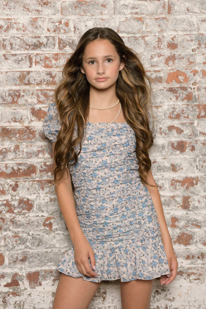 TWEEN ARIEL PRINTED SPECIAL OCCASION DRESS - FINAL SALE